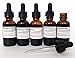 5 Biologic Vital Stain Kit - 30 ML (1 oz) Methylene Blue, Eosin Y, Bismarck Brown Y, Janus Green B and Neutral Red Solutions in Amber Glass Dropper Bottles