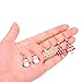 Paxuan Womens Girls Cute 6 Pairs Christmas Drop Dangle Earrings Jewelry Sets for Christmas Womens Girls Kids (6 Pairs)