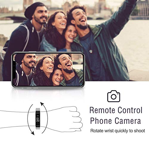 Fitness Tracker, Custom Activity Tracker with Heart Rate Monitor, Multiple Sport Modes Smart Watch Men, Women and Children Waterproof Bluetooth Pedometer