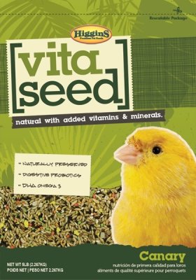 Higgins 466163 Vita Seed Natural Canary 5 Lb (1 Pack), One Size