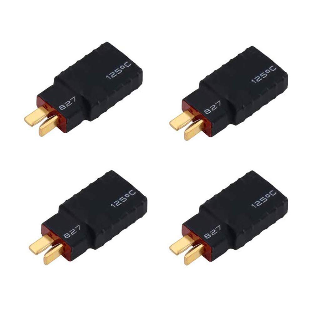 Youme Male Deans to Female TRX Traxxas Connector Wireless Adapter RC Charger Slash E Revo （4pcs/lot）