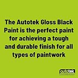 Autotek Professional Gloss Black Wheel Spray Paint 500 ml High Covering Power view 13
