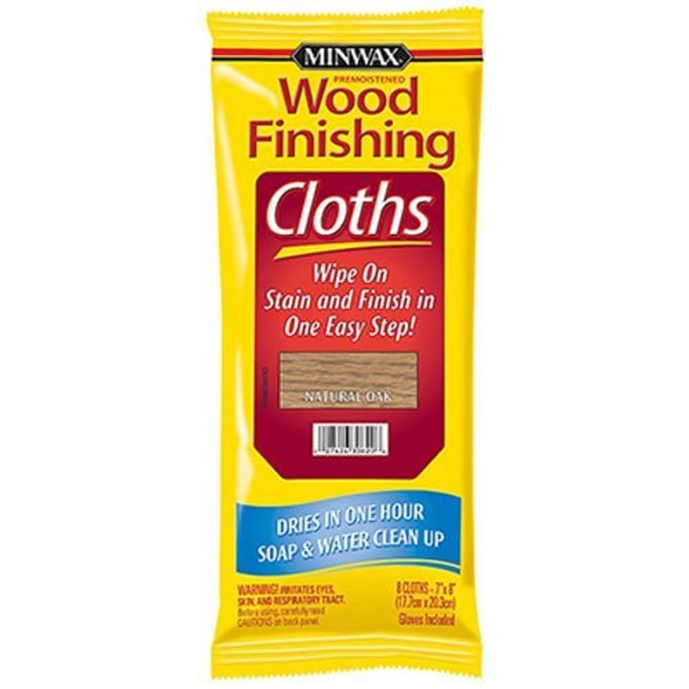 Photo 1 of Minwax 308200000 Wood Finishing Cloths, Natural Oak