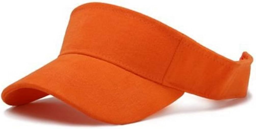 orange visor hat
