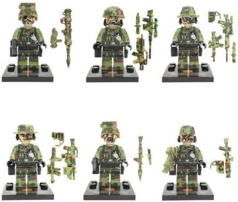 NEW Marine Corps Army 6pcs/lot Building Blocks Sets Model Bricks Toys