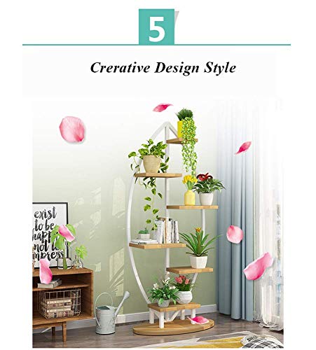 Soporte de Planta de Acero Curvado Creativo Grande, Soporte de ...