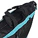 RAVE Carry-on Luggage Rolling Shopper Tote, Black and Blue