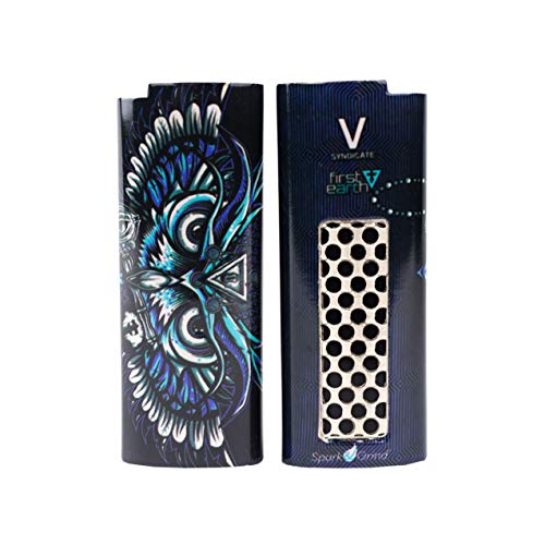 Herb Grinder Lighter Case, First Earth Owl Design by V Syndicate (Bic)