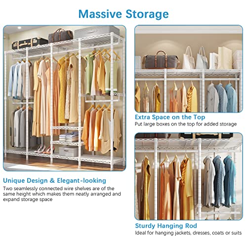 VIPEK V40 Wire Garment Rack Heavy Duty Clothes Rack for Hanging Clothes