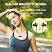Bluetooth Headphones, GRDE V4.1 Bluetooth Headset with Magnetic Earbuds Snug Fit for Sports (Waterproof Wireless Bluetooth Headphones for 10 Hours Playtime, CVC 6.0 Noise Cancelling Microphone)