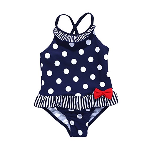 Vivafun Baby Girls One-Piece Swimwear Ruffle Swimming Costume