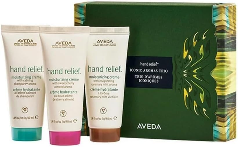 Aveda Hand Relief Iconic Trio Gift Set Moisturizer Shampure Rosemary Mint