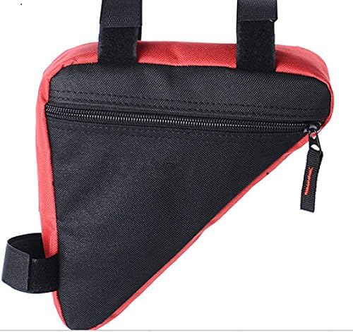 LWJgsa Bicycle Contractor Mountain Bike Triangle Bag Gules