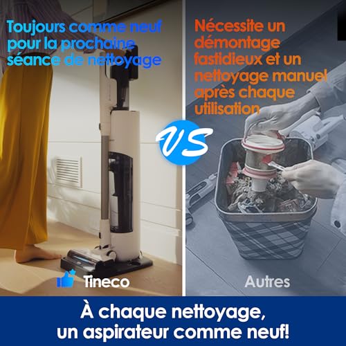 Tineco Pure One Station 5 Plus Smart Cordless Vacuum Cleaner with 2.5L Automatic Dust Base, Full Self-Cleaning, 175W Suction, ZeroTangle Technology, iLoop Smart Sensor