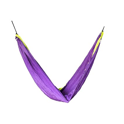 Slack Jack Camping SJ-CAMPH-M-LiVi Fabric Hammock (Multicolor)
