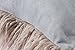 OJIA Deluxe Home Decorative Super Soft Plush Mongolian Faux Fur Throw Pillow Cover Cushion Case (20 x 20 Inch, Light Yellow)