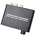 ZEXMTE Digital Audio Converter 192kHz DAC 3.5mm Jack Audio Adapter for HDTV