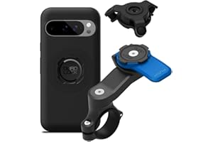 Quad Lock Motorcycle Handlebar Mount Kit with Vibration Dampener and MAG Phone Case for Google Pixel 9/9 Pro