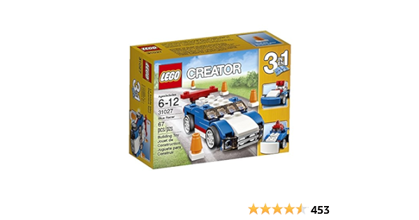 lego blue racer