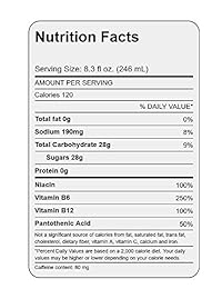 Liquid Ice Blue Energy Drink, 12 Onza, 24 Count