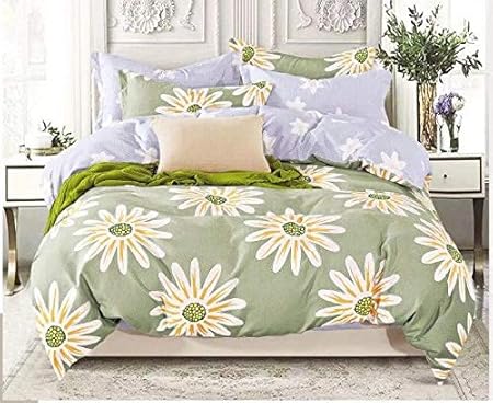 Fitted Bedsheet Queen Size (3 Pcs Set 1 Engage Queen Fitted Double Bedsheet with 2 Pillow Covers)