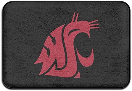 EVALY Washington State University Cougars Home Furnishing Balcony NonSlip Mat 23.6Lx15.7W