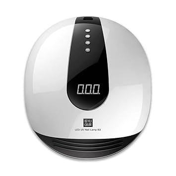 ycnsb Nageltrockner Tragbare LED/UV Lampe für Nägel 10/30/60/120s Timer Infrarot Sensor LCD Display Geeignet für alle Gel