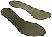 Wool Flat Shoe Insert for Sandals & Sockless Shoes, Comfortable Shoe Insoles with Sweat-Absorbent Natural Fiber & Non-Slip Silicone Grip, Narrow-Cut Shoe Inserts for Women, Brown, Size 37 - SoxsolS
