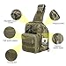 TOPQSC Shoulder Bag, Tactical Shoulder Bag Sling Chest Pack Crossbody Bag Riding Sports Multipurpose Daypack for Camping, Trekking, Rover Sling Backpack (Army green)