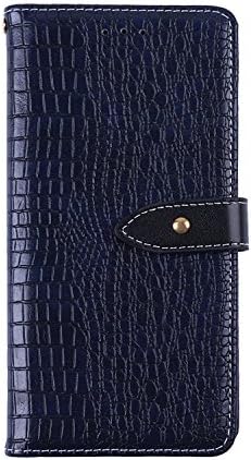 CiCiCat BlackBerry KEY2 Case Cover, Slim Light Flip Shell Case, Stylish Premium Stand Soft Protective Case, Fashion Designs Cover Case for BlackBerry KEY2 Smartphone (BlackBerry KEY2 4.5'', Blue)