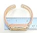 PL Metal Replacement Jewelry Bracelet with X Design for Fitbit Flex - Rose Gold