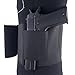 Concealed Belly Band Gun Holster Under Cover Elastic Abdominal Band Pistol Holster with 2 Magazine Pouch for 38