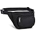 Fanny Pack, AirBuyW 3 Zippered Compartments Adjustable Strap Crossbody Festival Workout Concert Traveling Running Biking Sport Fashion Waist Fanny Pack Bag For Women Men Black