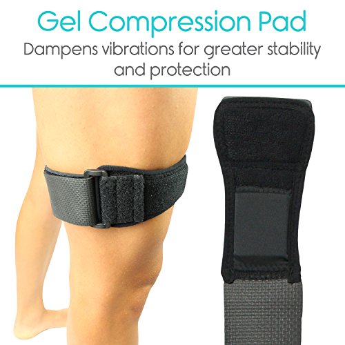 Vive IT Band Strap Iliotibial Band Compression Wrap Outside of Knee