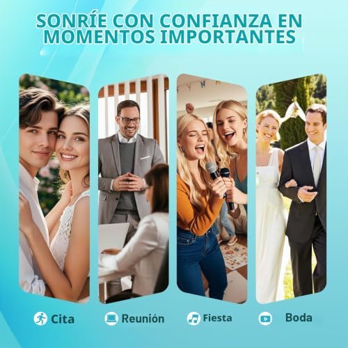 28 Unidades Tiras Blanqueadoras De Dientes, Teeth Whitening Strips, Reduce Eficazmente La Decoloración Dental, Fácil Aplicación En Casa, Refresca Respiración