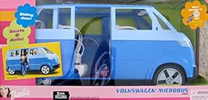 Amazon.com: BARBIE Volkswagen MICROBUS Vehicle SUV VAN w Working HORN
