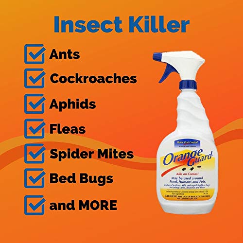 ORANGE GUARD Home Pest Control Spray Kills and Repels Ants, Roaches