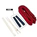 Ursmile Piano Tuning Mute Kit Temperament Strip 4 Mutes Fixing Tool