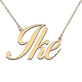 HUAN XUN Customized Custom Simple Any Name Necklace