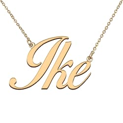 HUAN XUN Customized Custom Simple Any Name Necklace