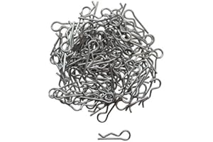 Apex RC Products 1/10 Medium RC Car/Truck/Buggy Galvanized Steel Body Clips - 100 Pack 4026