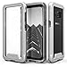 ZIZO ION Series for Samsung Galaxy S8 Case Military Grade Drop Tested with Tempered Glass Screen Protector Silver Clear