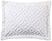 Stylemaster Diamond Tufted Chenille Sham Standard, White