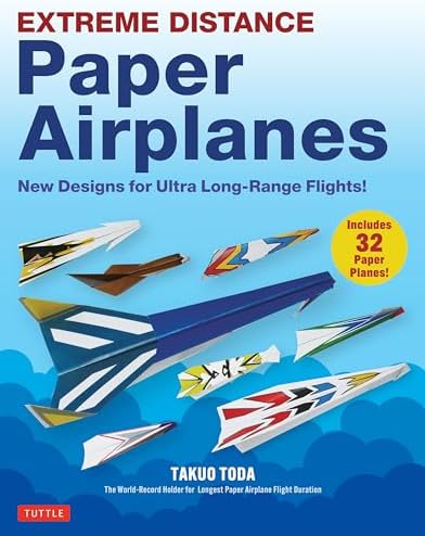 Record Breaking Paper Airplanes Kit: Make Paper Planes Based on