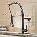 Rozin Oil Rubbed Bronze Pull Down Spray Kitchen Sink Faucet Swivel Spout Mixer Tap Wet Sink Bar Faucets