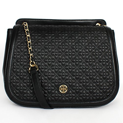 Tory Burch Bryant Quilted Leather Shoulder Bag Black Buy Online in