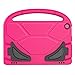 LEDNICEKER Kids Case for Fire HD 10 2017 - Light Weight Shock Proof Handle Friendly Convertible Stand Kids Case for Fire HD 10.1 inch (7th Generation, 2017 Release) - Magenta/Rose