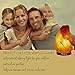 PUREST NATURALS Himalayan Salt Lamps Hand Carved Crystal Glow Rock Lamp On and Off Dimmer Switch (6-7 INCH)