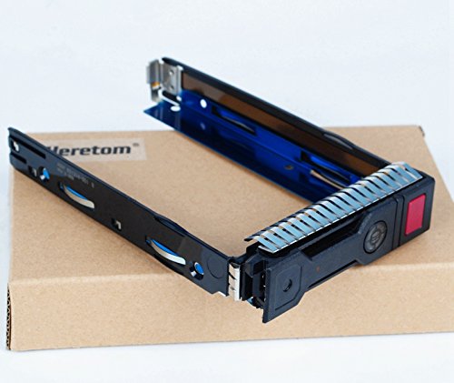 Heretom 3.5" LFF SAS/SATA HDD Tray Caddy 651314-001 651320-001 Compatible for HP Proliant G8 Gen8 G9 Gen9 DL160 DL560 DL385 ML350e ML310e SL250s DL380P DL388 DL360 DL360P series