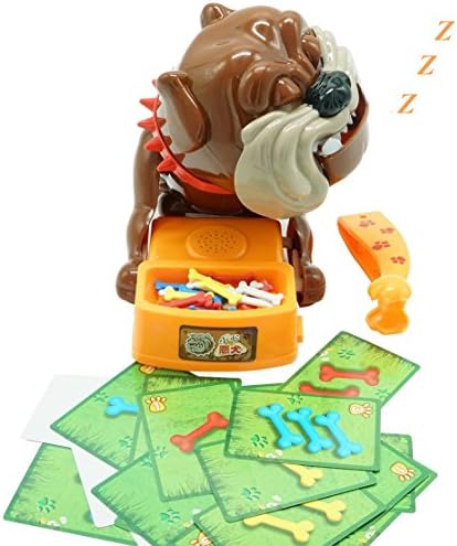 Wua Be Ware of the Baking Dog Novelty Dog Tricky Game Toy, Don't Take the Buster's Bone Party Toy for Kids Funny Trick Toy Gift for Children/ Adult